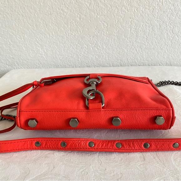 Rebecca Minkoff coral red mini MAC crossbody bag - Picture 2 of 8